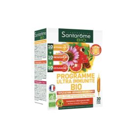 SANTAROME Bio programme ultra immunité 30 ampoules