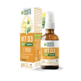 SANTE VERTE Vitamine D3 végétale 2000 UI 20ml