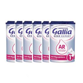 GALLIA Bébé expert anti-regurgitations 1er âge lot 6x800g