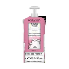 GARANCIA Source micellaire rose d'antan 400ml + recharge 400ml