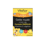 VITAFLOR Gelée royale bio premium 2500mg + vitamine D 20 ampoules