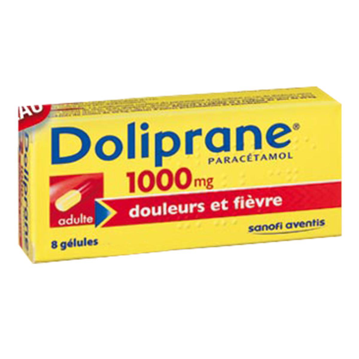 Doliprane 1000mg 8 Gelules Medicaments Pharmarket
