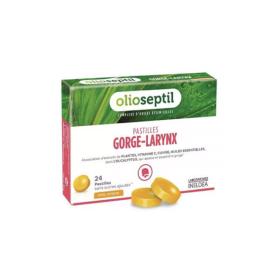 INELDEA Olioseptil 24 pastilles gorge larynx