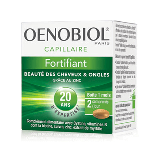 Oenobiol Capillaire Fortifiant Cheveux Et Ongles 60 Comprimés Sur