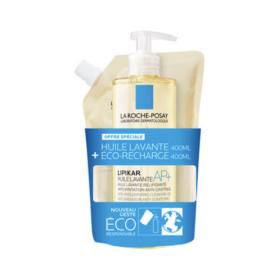 LA ROCHE POSAY Lipikar huile lavante 400ml + huile lavante AP+ eco recharge 400ml