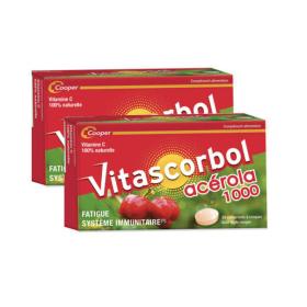 COOPER Vitascorbol acérola 1000 lot 2x30 comprimés