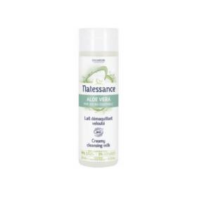 NATESSANCE Aloe vera pur jus bio lait démaquillant velouté 200ml