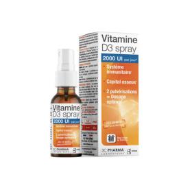 LES 3 CHÊNES Vitamine D3 spray 2000UI 20ml