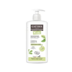 CATTIER Kids shampooing douche 2 en 1 pomme verte 500ml