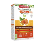 SUPER DIET Gelée royale 3000mg bio 20 ampoules