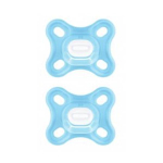 MAM Comfort 2 sucettes silicone bleu 0-6 mois