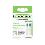 FLUOCARIL Interdental pro 2 têtes remplaçables brosse à dents souple