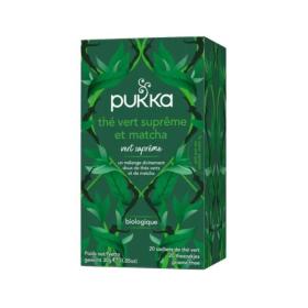 PUKKA Thé vert matcha menthe bio 20 sachets