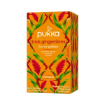PUKKA Infusion trois gingembres bio 20 infusettes