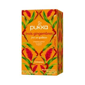 PUKKA Infusion trois gingembres bio 20 infusettes