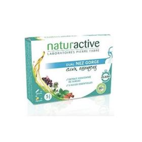 NATURACTIVE Dual nez gorge aux essences 10 gélules +10 capsules