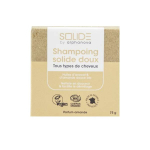 ALPHANOVA Solide shampoing solide doux parfum amande bio 75g