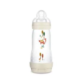 MAM Biberon easy start anti-colique nature lin 0+ mois débit 3 320ml