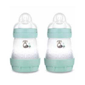 MAM Easy start 2 biberons 0-6 mois anti-colique aqua 160ml - Parapharmacie  - Pharmarket