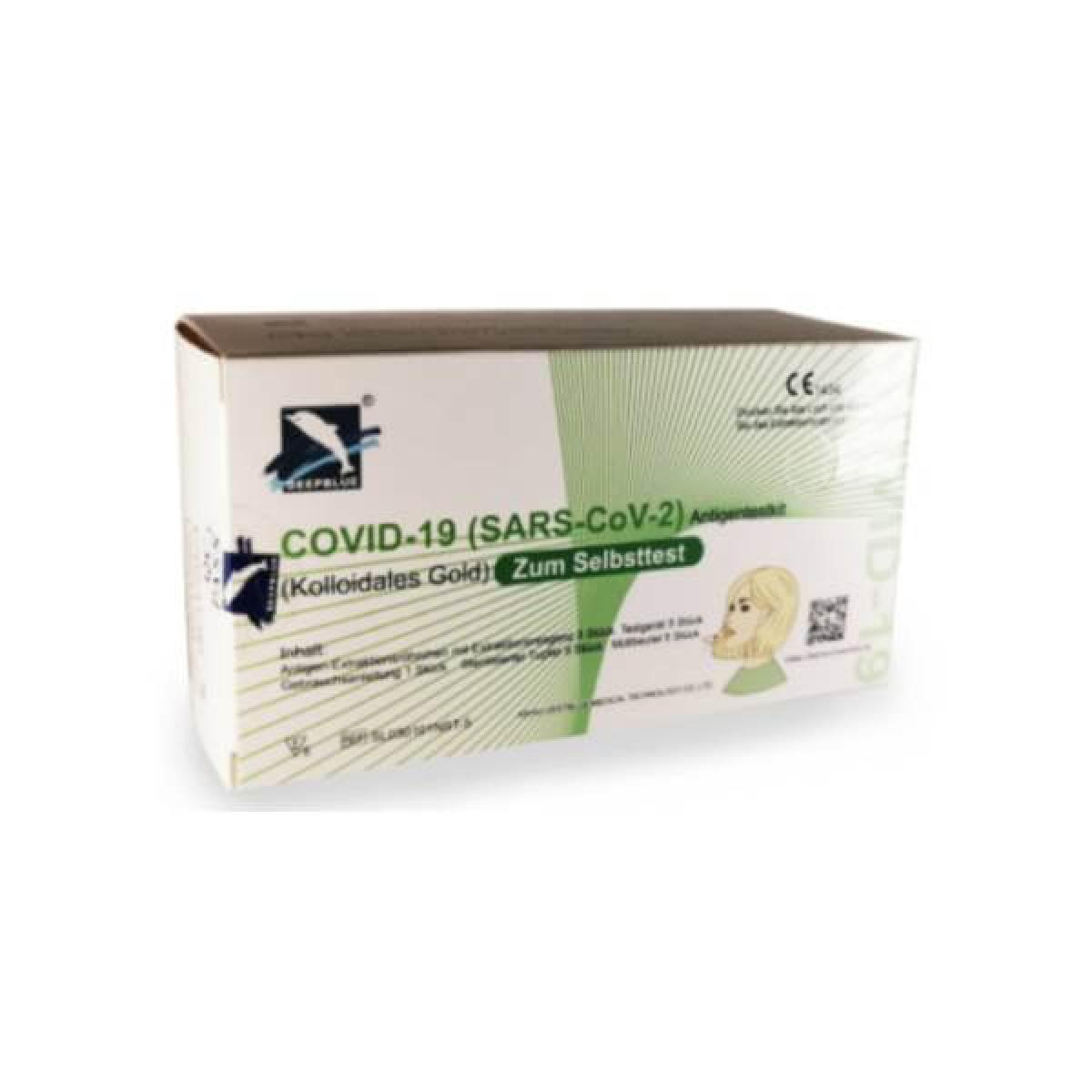 DEEPBLUE Kit d'auto-test COVID 19 SARS-COV-2 5 unités - Parapharmacie