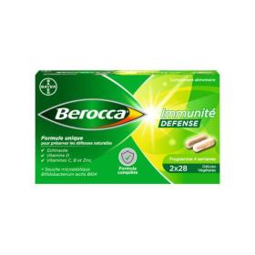 BAYER Berocca immunité défense lot 2x28 gélules végétales