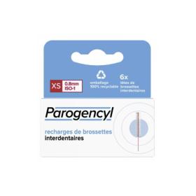 PAROGENCYL Recharges 6 têtes de bossettes interdentaires taille S 0,9mm Iso-2