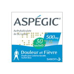 SANOFI Aspégic 500mg 30 sachets dose