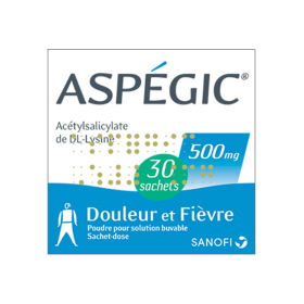 SANOFI Aspégic 500mg 30 sachets dose