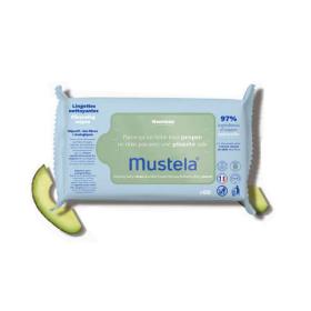 MUSTELA 60 lingettes nettoyantes à l'avocat bio