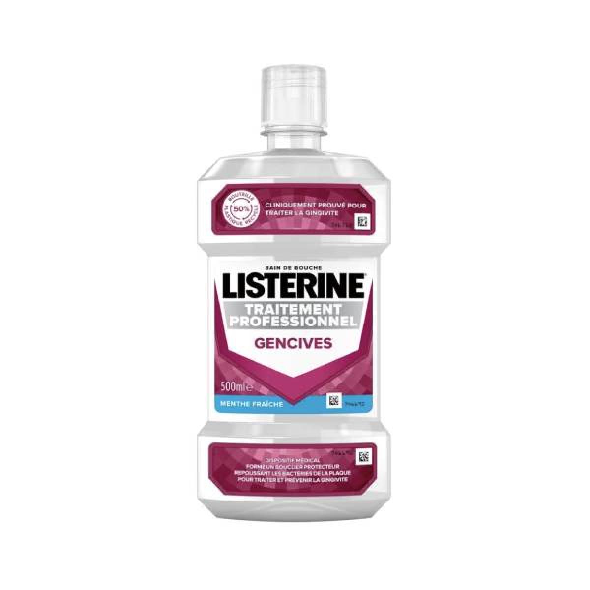 LISTERINE Traitement professionnel gencives bain de bouche 500ml Parapharmacie Pharmarket LISTERINE Traitement professionnel gencives bain de bouche 500ml Parapharmacie Pharmarket