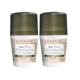 SANOFLORE 48h flora roll-on bio lot 2x50ml