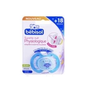 OM PHARMA Bébisol sucette nuit physiologique +18 mois robot