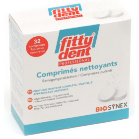 BIOSYNEX Fittydent 32 comprimés nettoyants