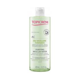 TOPICREM AC eau micellaire purifiante peaux mixtes à grasses 400ml