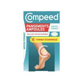 COMPEED 10 pansements ampoules moyen format