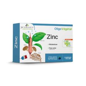 3 CHÊNES Oligo végétal zinc 20 ampoules