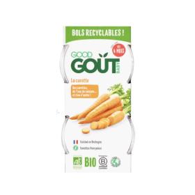 GOOD GOÛT Purée de carotte bio dès 4 mois 2x120g