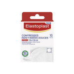 ELASTOPLAST 10 compresses non-tissées douces 7,5cmx7,5cm