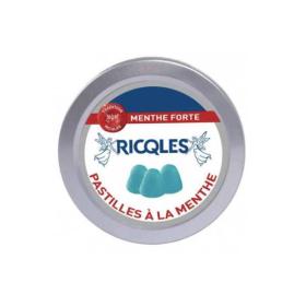 RICQLES Pastilles à la menthe forte sans sucre 45g