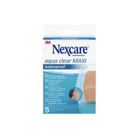 3M SANTE Nexcare aqua clear maxi 5 pansements waterproof