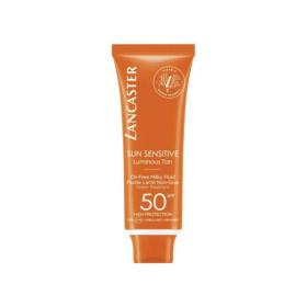 LANCASTER Sun Sensitive luminous tan fluide lacté non-gras SPF 50 50ml