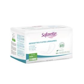 SAFORELLE 10 serviettes fuites urinaires extra