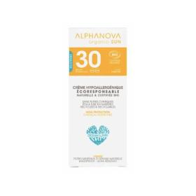 ALPHANOVA Sun crème hypoallergénique visage SPF 30 bio 50g