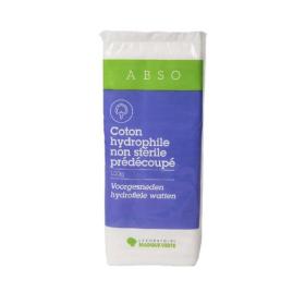 MARQUE VERTE ABSO coton hydrophile prédécoupé 100g