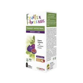 ORTIS Fruits & fibres kids transit intestinal sirop 250ml