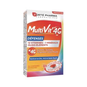 FORTÉ PHARMA MultiVit'4G défenses 60 comprimés bicouches