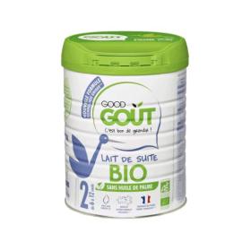 GOOD GOÛT Lait de suite bio 2 6 à 12 mois 800g