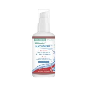 BUCCOTHERM Mon premier gel dentifrice à l'eau thermale fraise bio rechargeable 100ml