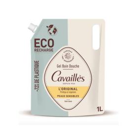 CAVAILLÈS Gel bain douche bio l'original peaux sensibles éco-recharge 1L