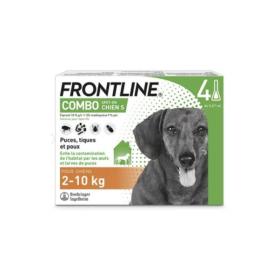 FRONTLINE Combo chiens 2-10kg 4 pipettes